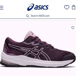 NEW Asics GT-1000 11 GS Dark Plum Purple/ Pink Rose Women Size 8 US 39.5 EU NWT